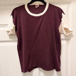 Vintage 60s/70s Athletic Wear by Mason Raglan Sleevd Shirt Large